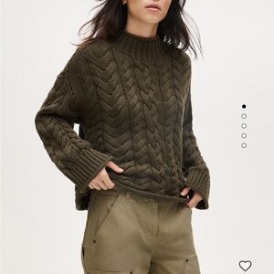 J. Crew roll neck Sweater in woodland brush